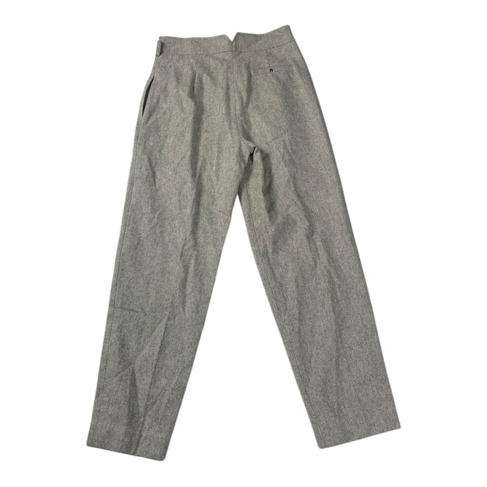 Coach size 4 high waist pleated front Gray Wool Pants nwot - Picture 2 of 13